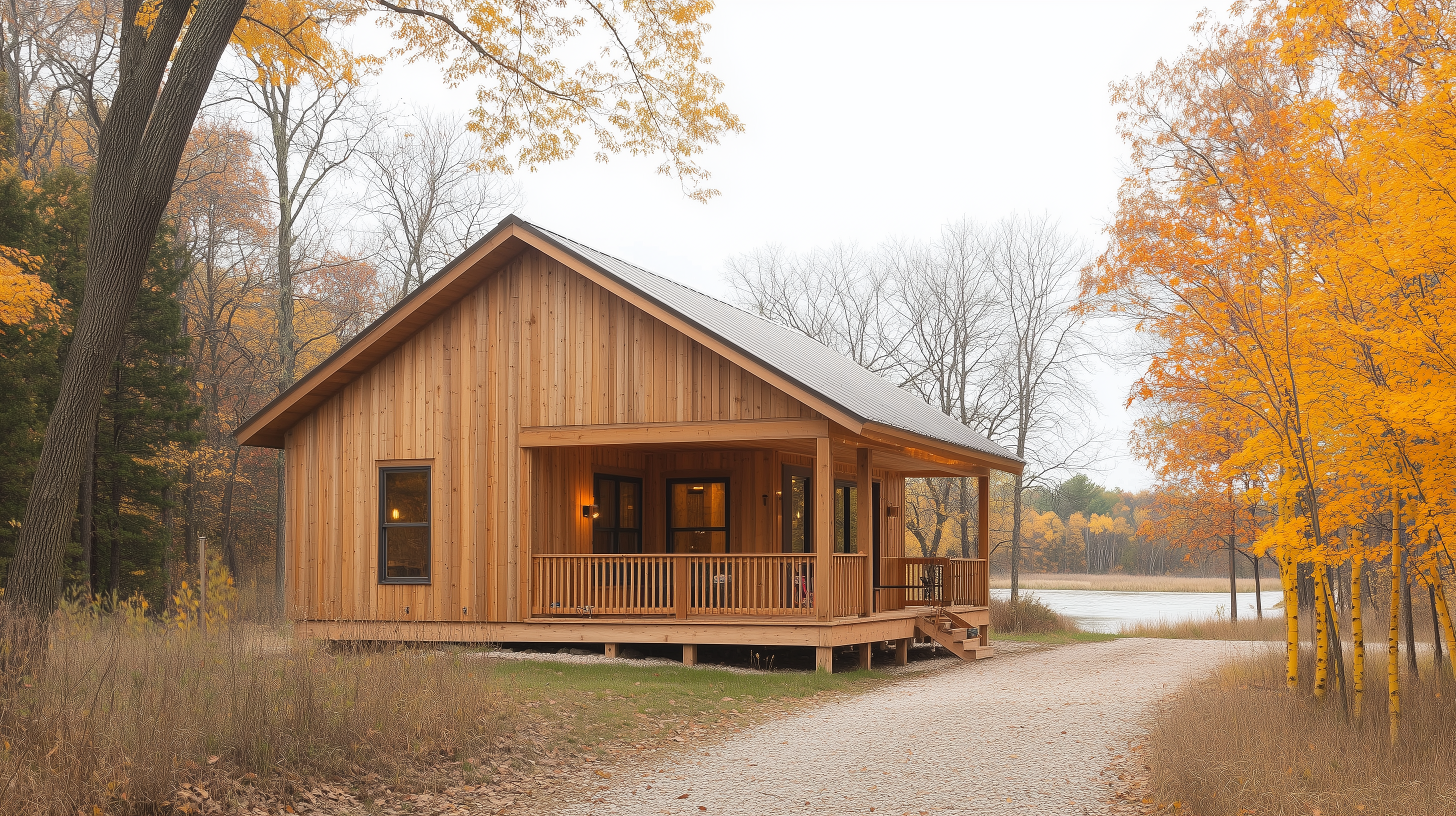 Crow Wing County off-grid property design — River / Park Model